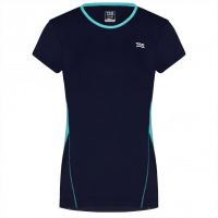 Laufoutlet - Running Shirt Kurzarm Laufshirt - Atmungsaktives Laufshirt mit Reflektoren aus recyceltem Polyester - admiral