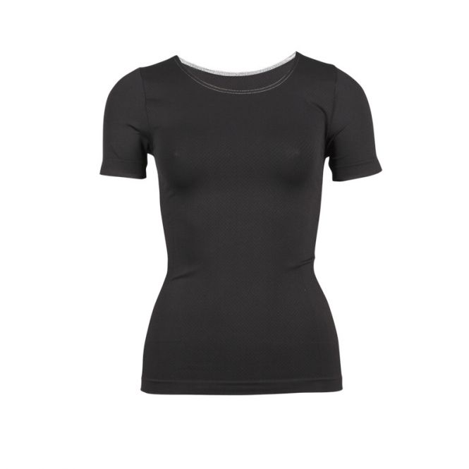 Laufoutlet - Kurzarm Shirt Funktionsunterwäsche - Geruchsneutralisierendes Funktionsunterhemd - black