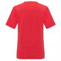 Laufoutlet - CHRIS Kurzarm Freizeitshirt - Kurzarm Freizeitshirt aus Bio-Baumwolle - rubin