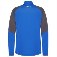 Laufoutlet - GEORG Langarm Zip-Shirt - Atmungsaktives Langarm Shirt mit Reißverschlusskragen - royal blue