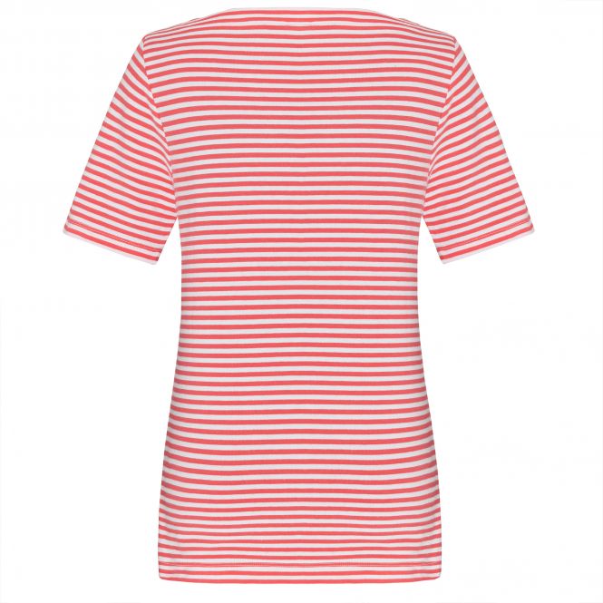 Laufoutlet - FINCHEN Kurzarm Freizeitshirt - Gestreiftes Freizeitshirt aus Bio-Baumwolle - icelolly striped