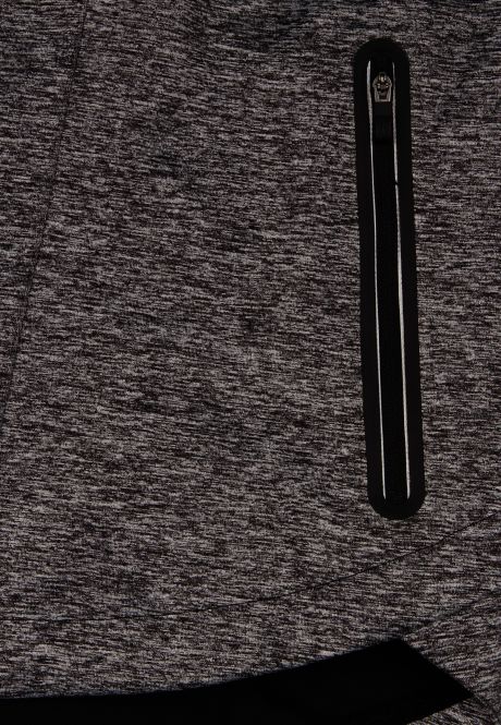 Laufoutlet - MAGNETIC Laufjacke - Wasserdichte Laufjacke mit Zip-Garage und angeschnittenem Handschuh - black melange