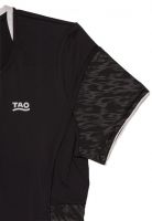 Laufoutlet - BASELINE Kurzarm Laufshirt - Weiches, elastisches Basic Laufshirt mit Zip-Tasche und Reflektoren - black