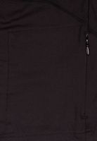 Laufoutlet - BRAWN Warmes Laufshirt mit Zip - Warmes Funktionsshirt mit mattem Aufdruck - black