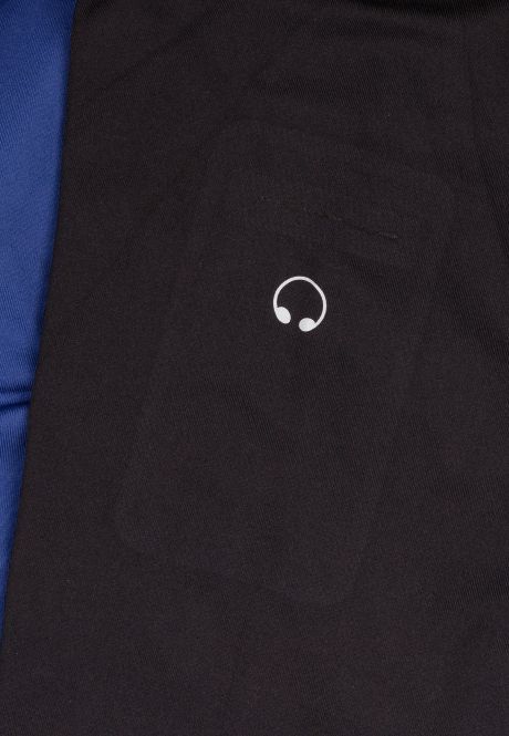 Laufoutlet - CHILLY Warmes Laufshirt - Funktionsshirt mit hoher Atmungsaktivität und matten Highlights - blueprint/black