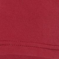 Laufoutlet - EDDY Kurzarm Freizeitshirt - Kurzarm Shirt aus Bio-Baumwolle mit weichen Nähten - dark red