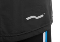 Laufoutlet - PULSE Kurzarm Laufshirt mit Zip - Atmungsaktives kurzarm T-Shirt mit hohem Feuchtigkeitstransport - black/brilliant blue
