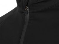 Laufoutlet - TECHTONIC Langarm Laufshirt mit Zip - Wind- und wasserdichtes Sweatshirt mit angeschnittenem Handschuh - black