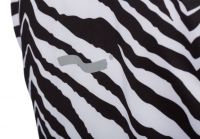 Laufoutlet - ZIBRA Kurzarm T-Shirt - Atmungsaktives kurzarm T-Shirt mit Zebra-Look und Reflektoren - zebra print