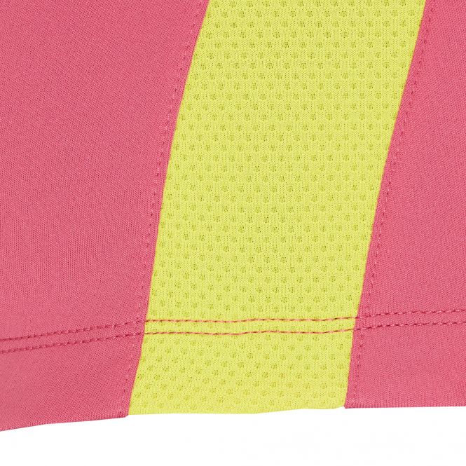 Laufoutlet - HALLA Laufshirt mit Zip - Atmungsaktives Laufshirt mit Reißverschluss aus recyceltem Polyester - art deco