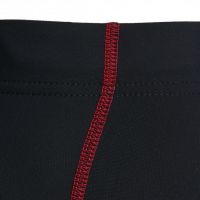 Laufoutlet - PICABO Kurze Lauftight - Atmungsaktive Lauftight mit Reißverschluss-Tasche im Rückenteil aus recycletem Polyamid - black/titanium