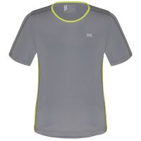 Laufoutlet - Running Shirt Kurzarm Laufshirt - Atmungsaktives Laufshirt mit hohem Tragekomfort - steel/beat